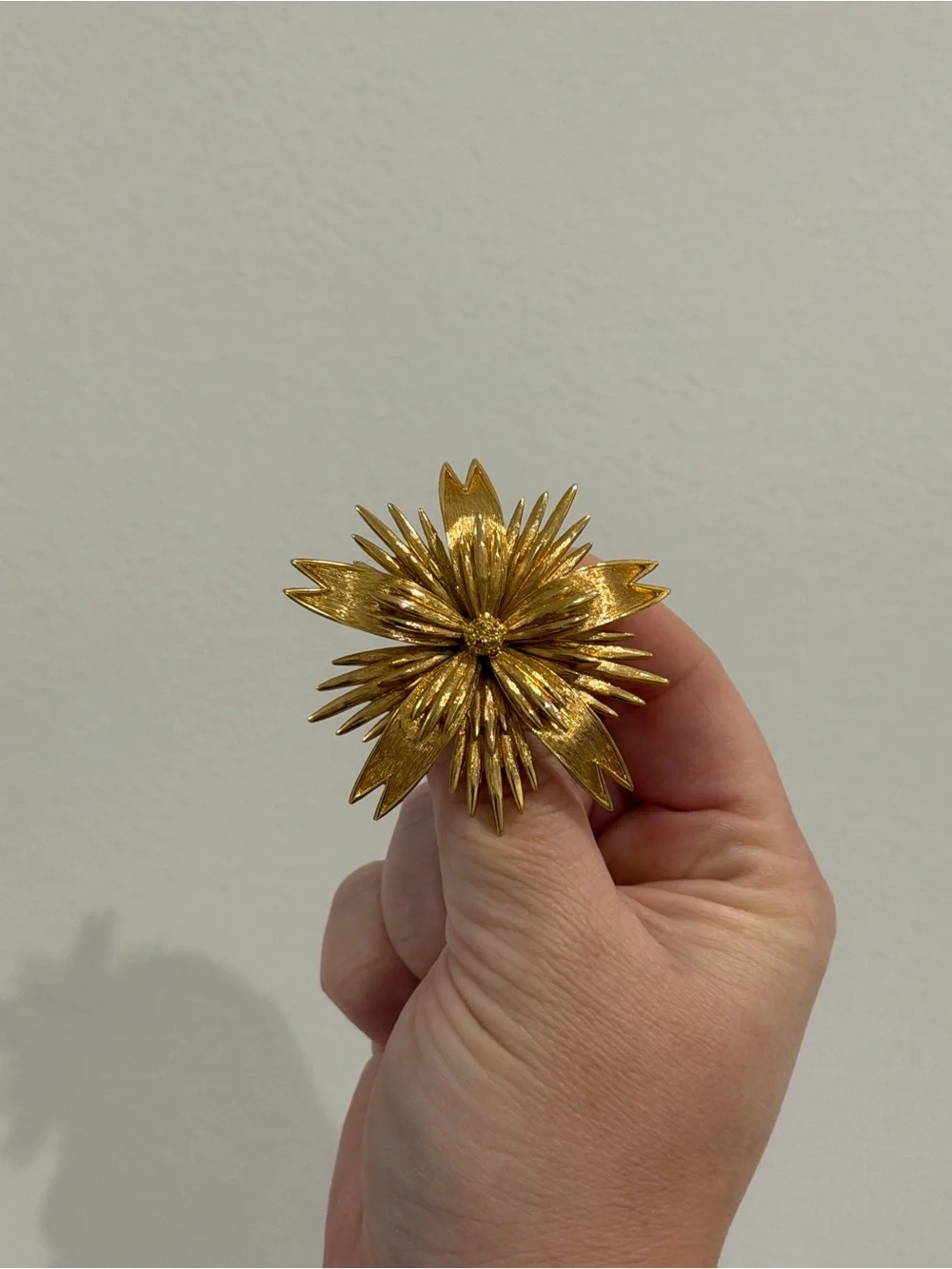 Vintage Monet Floral Brooch